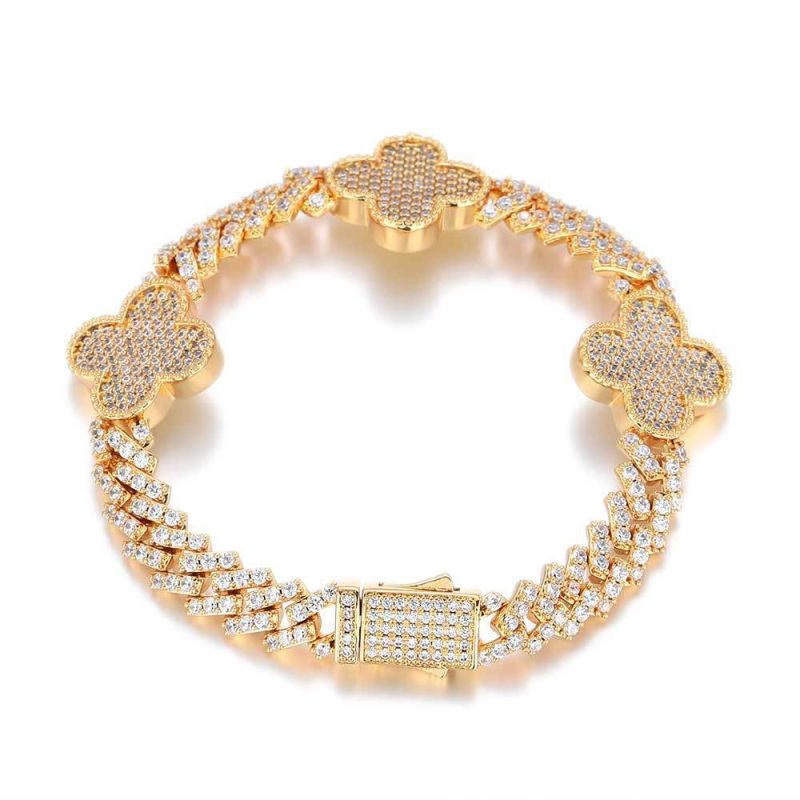 Iced Clover bracelet - Image 2