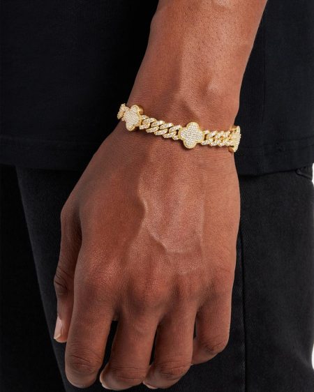 Iced Clover bracelet