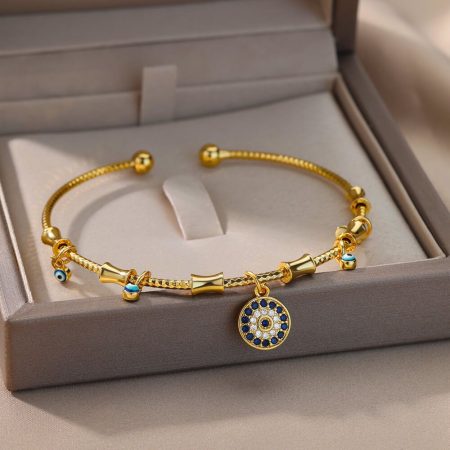 Evil Eye Bracelet- Rounded Eye
