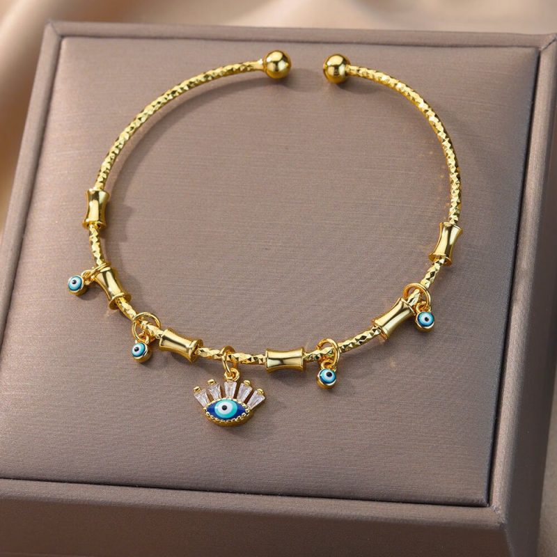 Evil Eye Daisy Bracelet - Trio - Image 2
