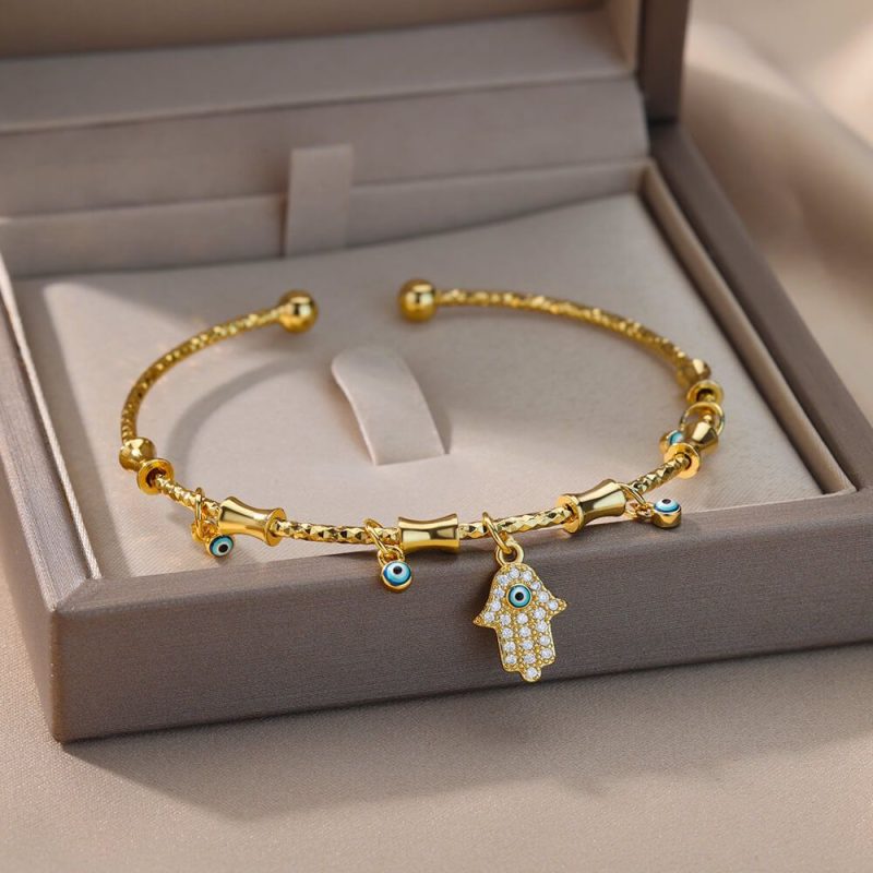 Evil Eye Daisy Bracelet - Trio - Image 3