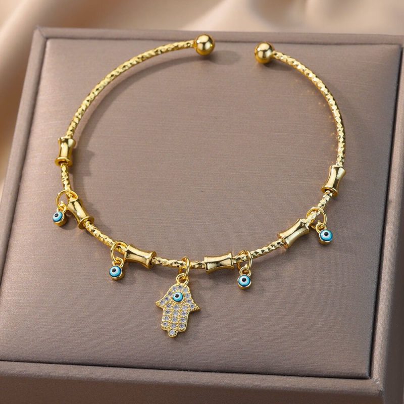 Evil eye bracelet— lucky palm - Image 2